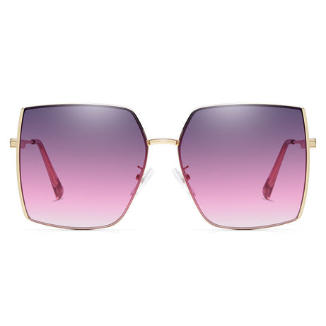 Men's High Large Frame UV Protection Thin Sunglasses