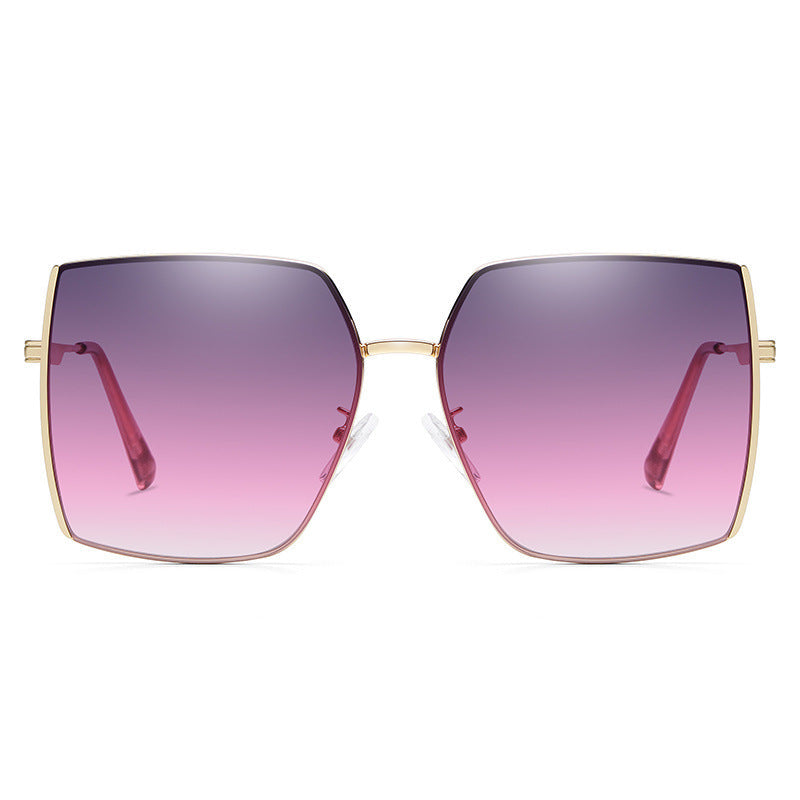 Men's High Large Frame UV Protection Thin Sunglasses