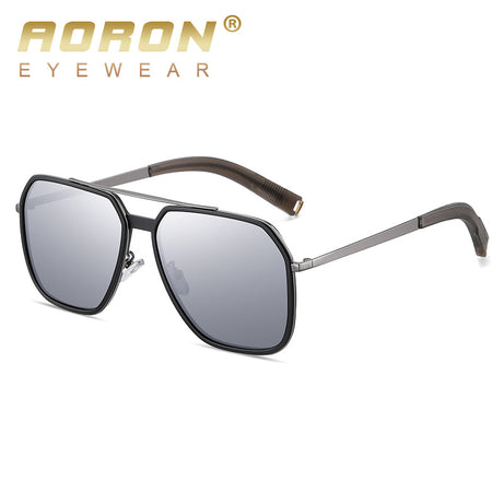 Men's Aluminum Magnesium Large Frame Sunglasses