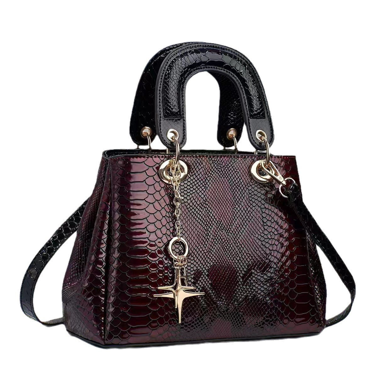 Women's Bag Snake Leather Handbag