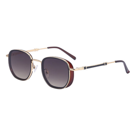 Women's Fashion Small Frame Retro Steampunk Sunglasses