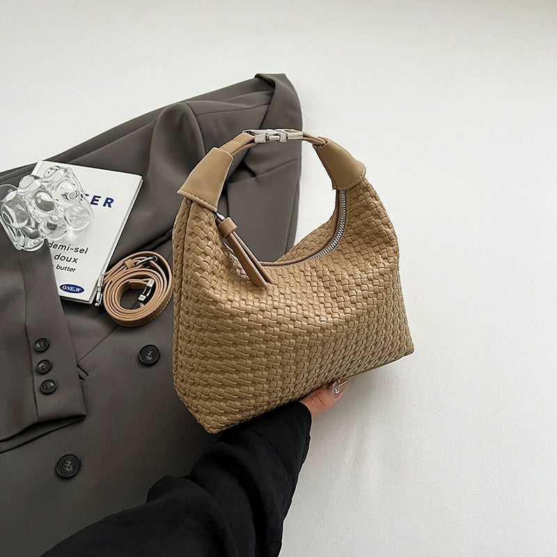 Women's Leather Versatile Stylish Pea Bag