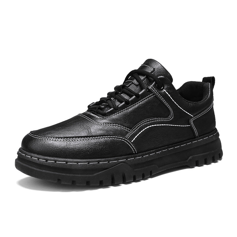 Men's Fashion Trend Low-Top Leather Shoes