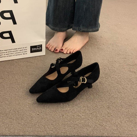 Women's Comfortable Pointed Design Work Shoes