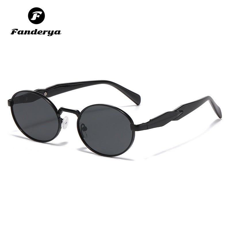 Women's Small Frame Round Retro Sunglasses