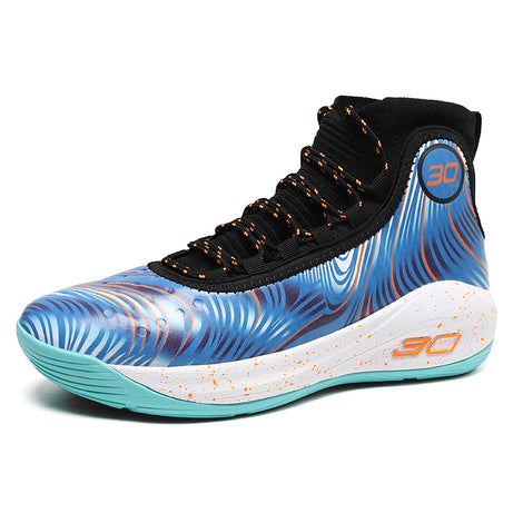 Men's Breathable High-Top Basketball Sports Sneakers