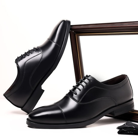 Men's Leather Oxford British Style Casual Shoes