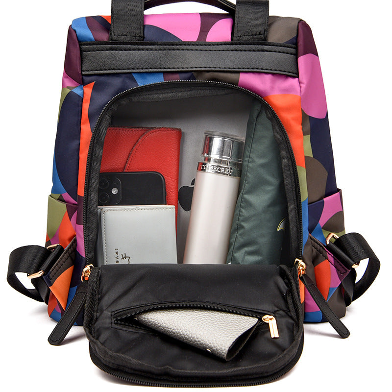 Women's Fashion Oxford Shoulder Backpack (In Stock)