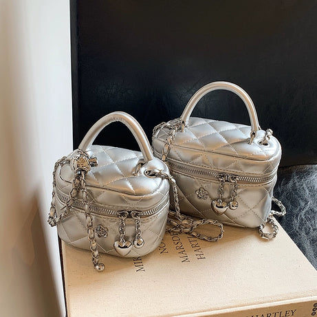 Women's Luxury Retro Box Chain Bag