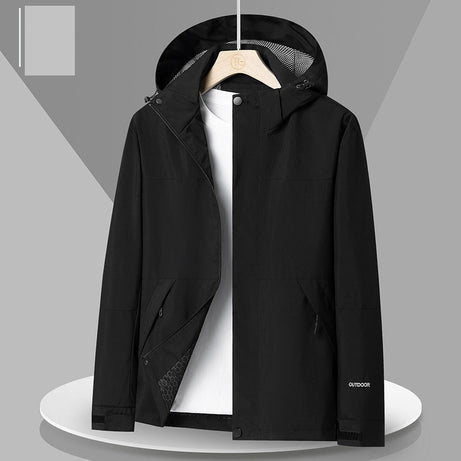 Men's Detachable Hooded Windproof Winter Jackets (In Stock)