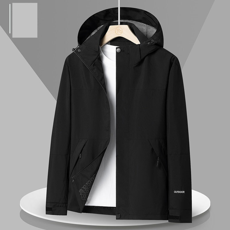 Men's Detachable Hooded Windproof Winter Jackets (In Stock)