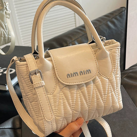 Women's Portable Double Handle Shoulder Bag