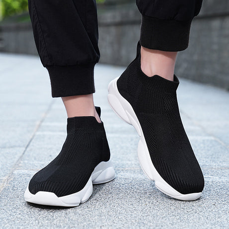 Men's Fly-Woven High-Top Breathable Casual Shoes