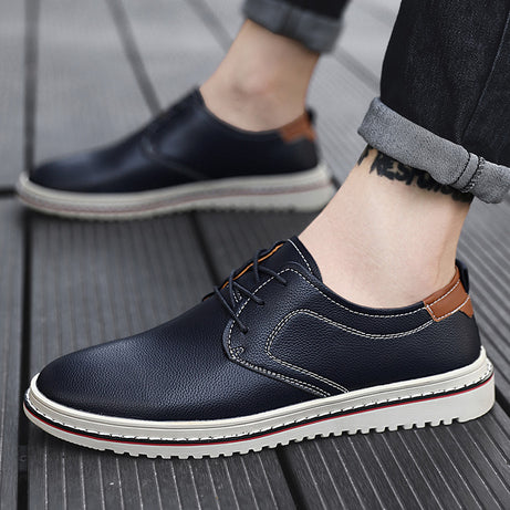Men's British Style Leather Fashion Trend Shoes