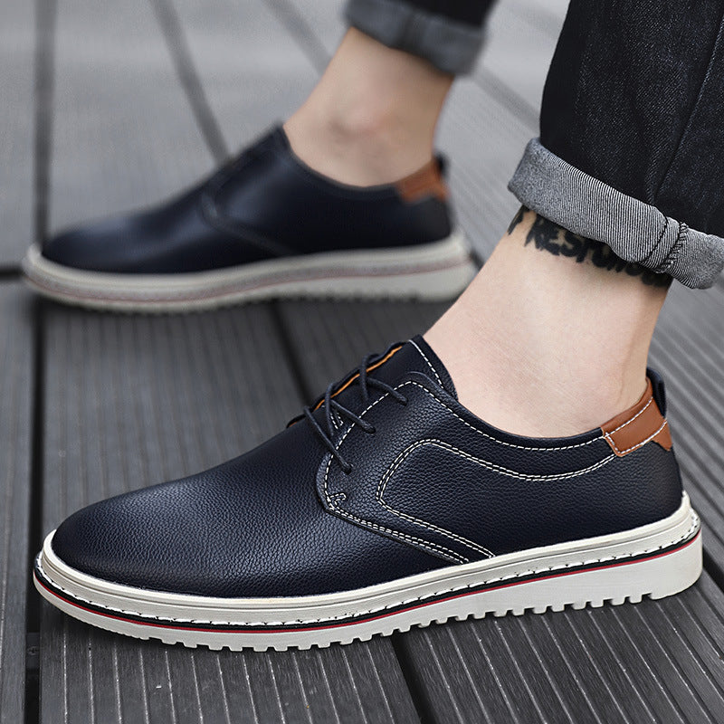 Men's British Style Leather Fashion Trend Shoes