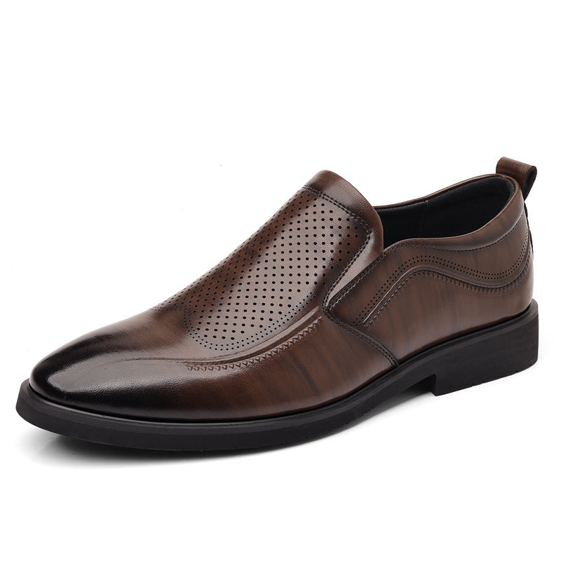 Men's Leather Outdoor Trend Formal Shoes