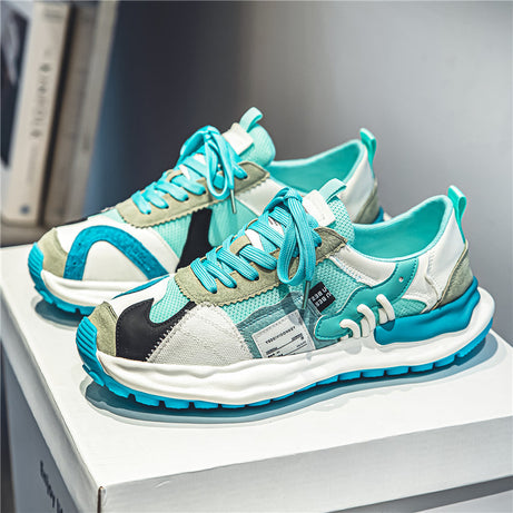 Men's Trendy Splicing Dissolving Running Shoes