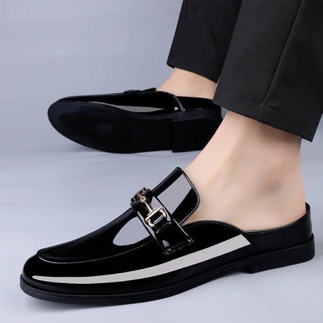 Men's Loafers Glossy & Crocodile Pattern Shoes