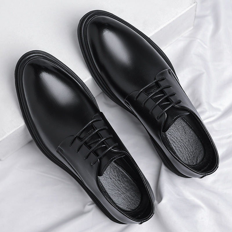 Men's Leather British Style Trend Casual Shoes
