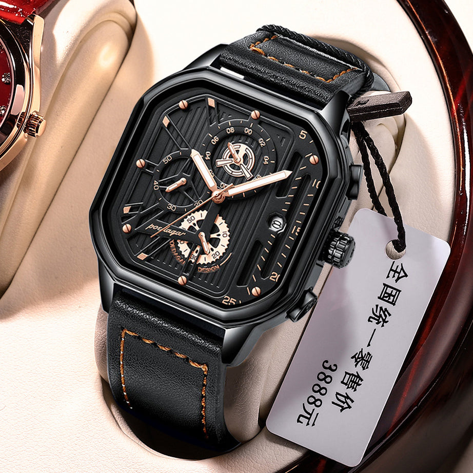 Men's Multi-functional Quartz Watch