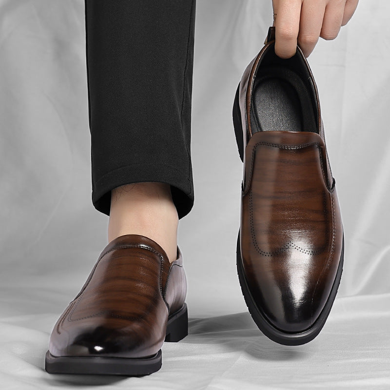 Men's Leather Outdoor Trend Formal Shoes