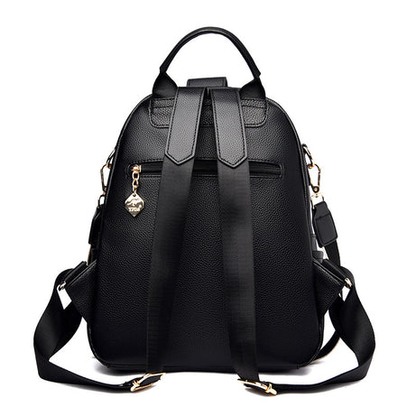 Women's Leather Versatile Stylish Backpack