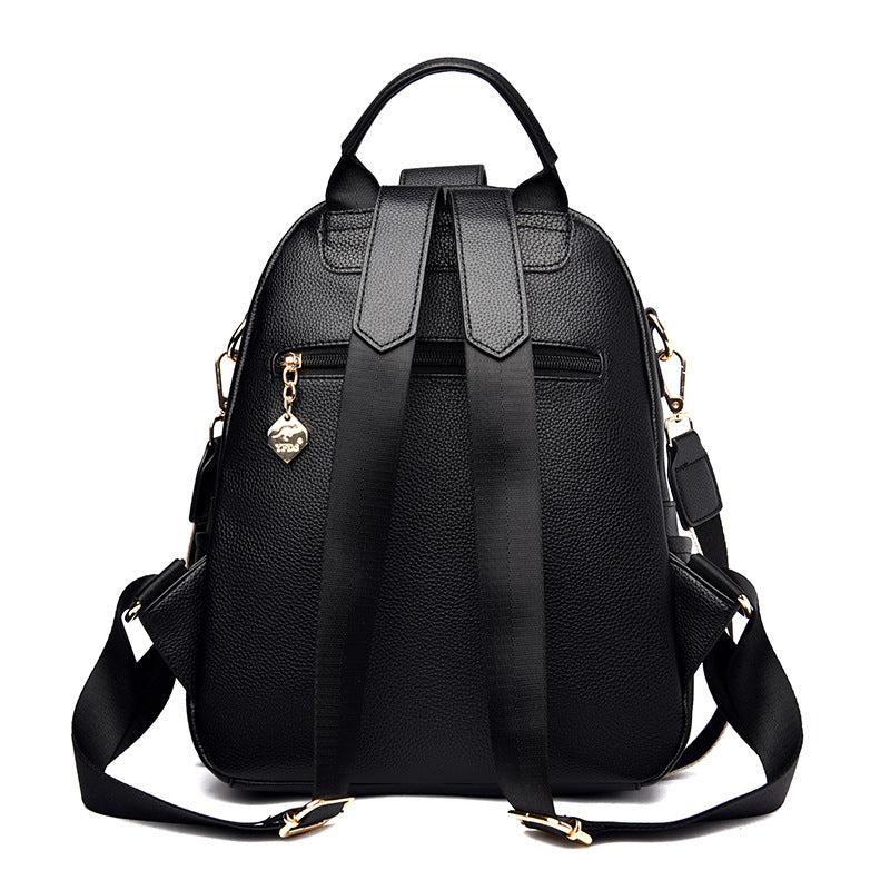 Women's Leather Versatile Stylish Backpack