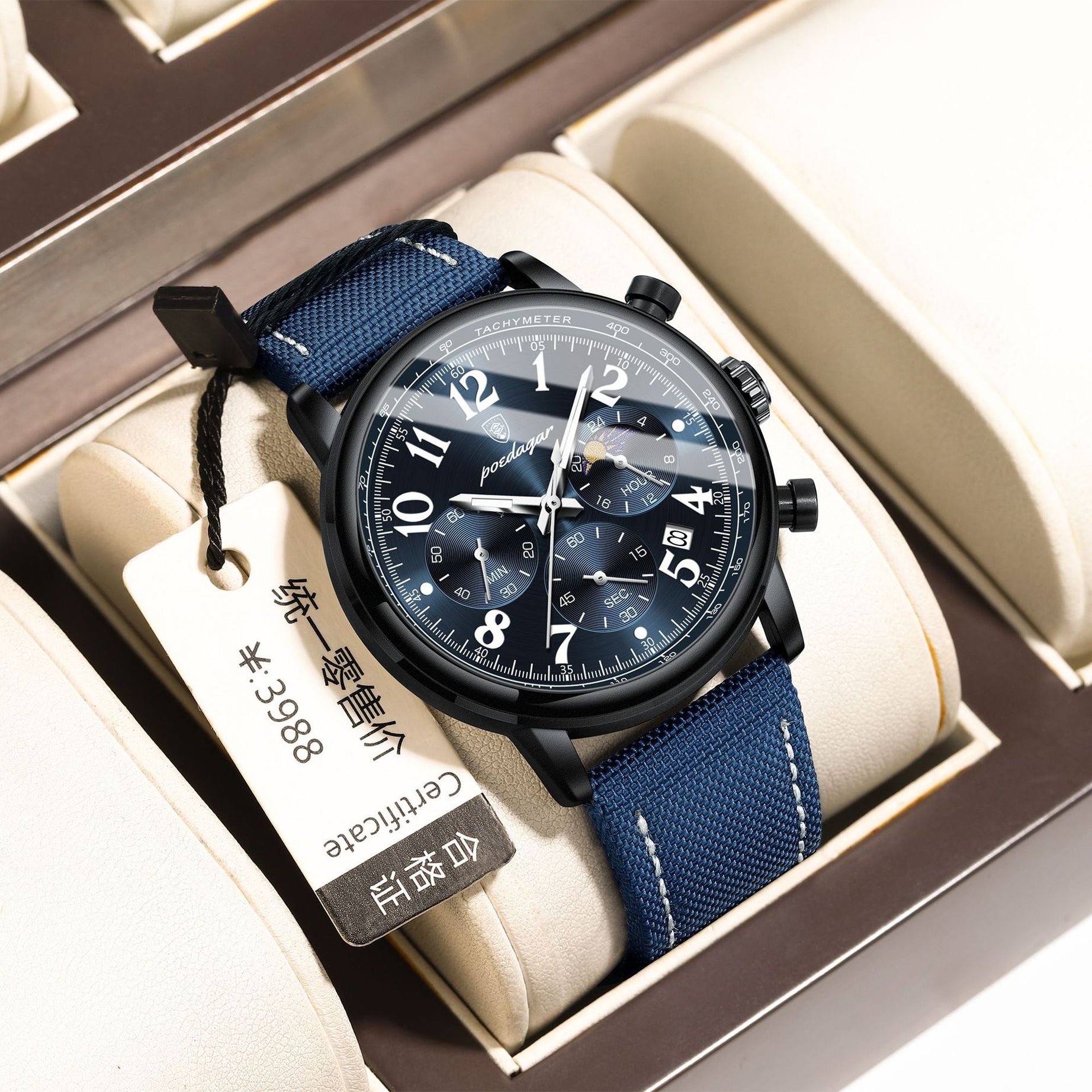 Men's Multi-functional Quartz Watch