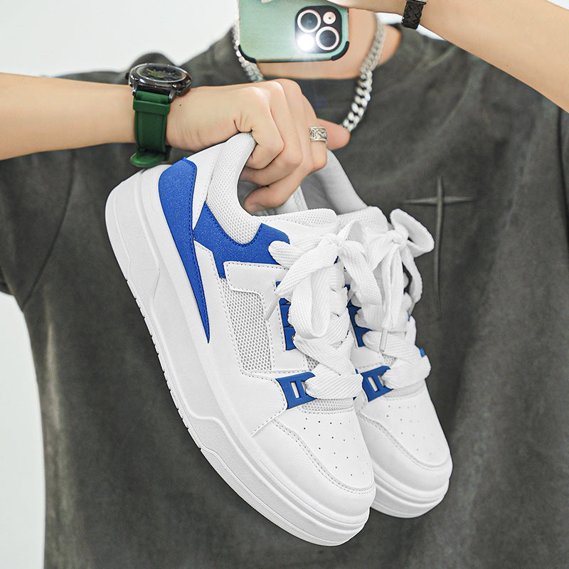 Men's Color Matching Low-top Lace-up Shoes