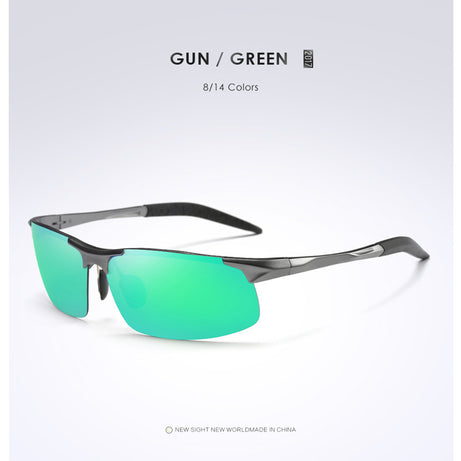 Men's Color-changing Sports Aluminum Polarized Sunglasses