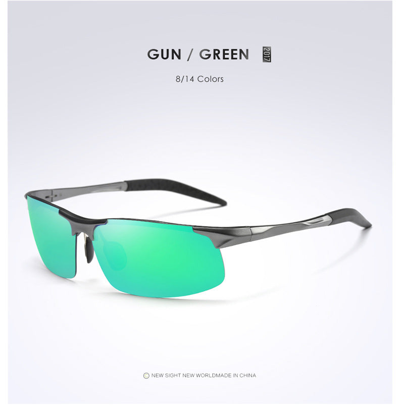 Men's Color-changing Sports Aluminum Polarized Sunglasses