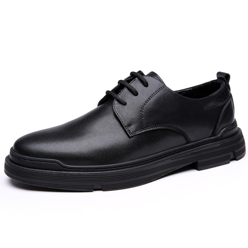 Men's Leather Low-Top Casual Shoes