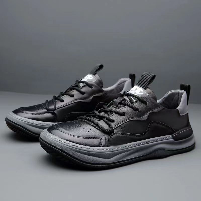 Men's Leather Versatile Casual Shoes