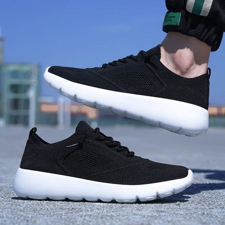 Men's Flying Woven Breathable Running Shoes