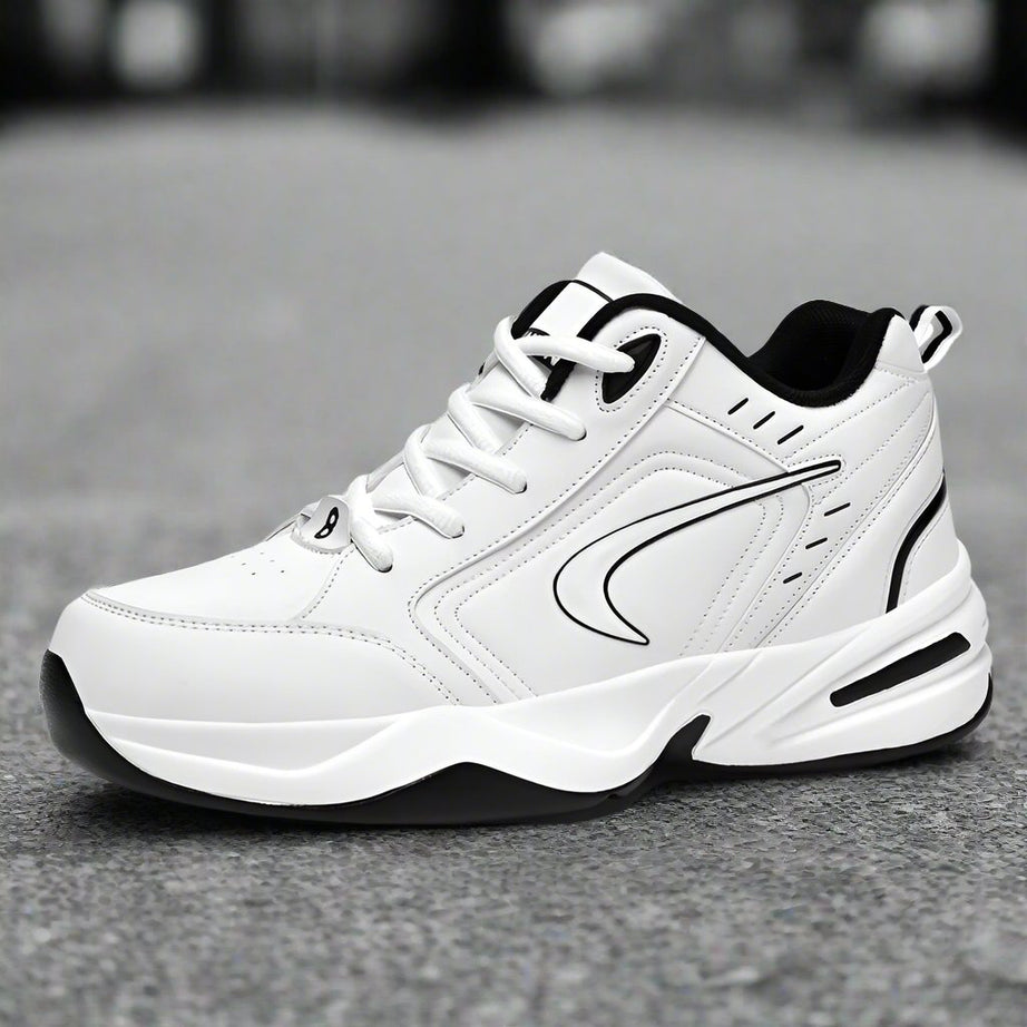 Men's Microfiber Leather Running Shoes