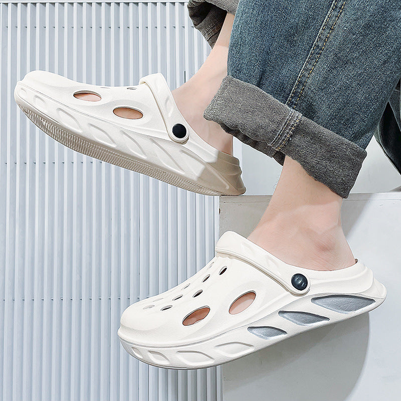 Men's Lightweight Fashionable Trendy Buckle Slides