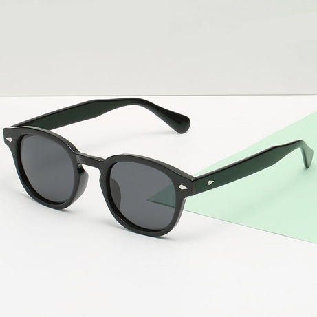 Women's Decorative glass Semi Round Sunglasses