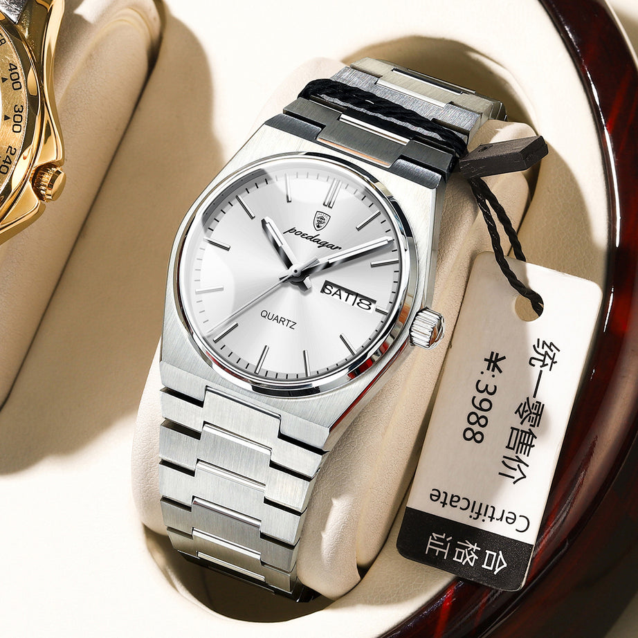 Women's  Double Calendar Quartz Watch