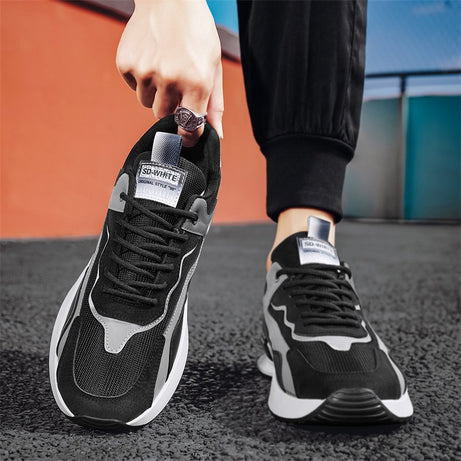 Men's Breathable Platform Running Shoes