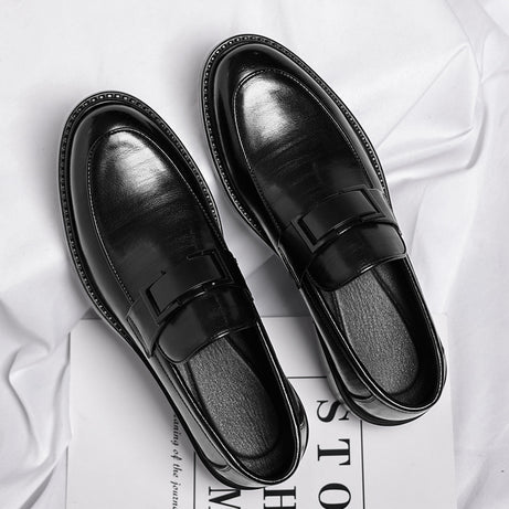 Men's Leather Fashion Loafers Casual Shoes