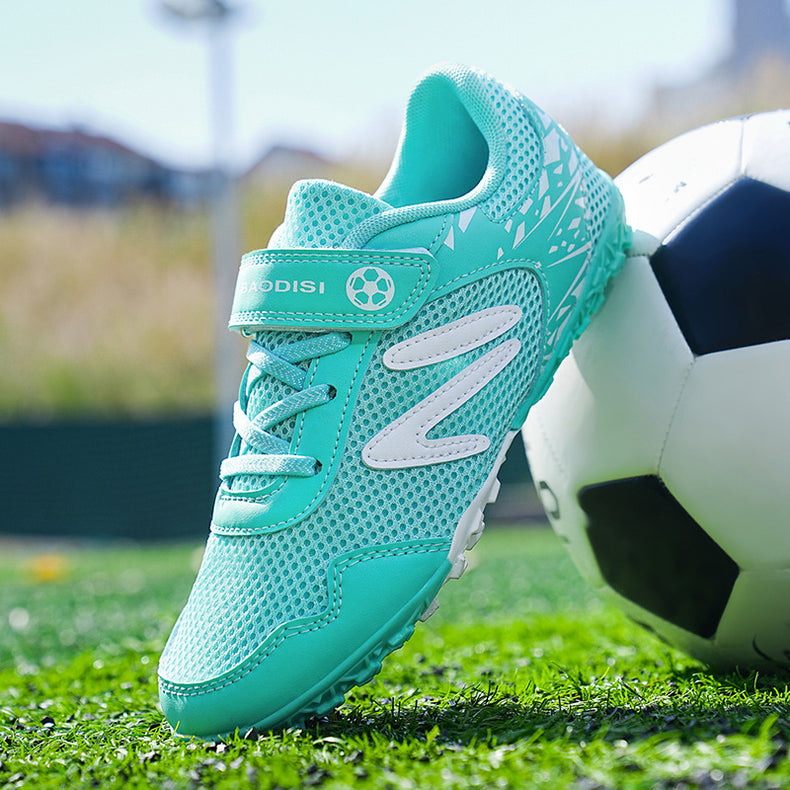 Boys's Football Mesh Breathable Broken Nails Shoes