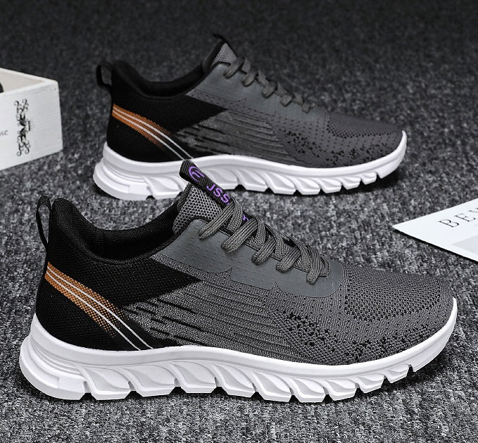 Men's Fashion Trend Lace-up Running Shoes