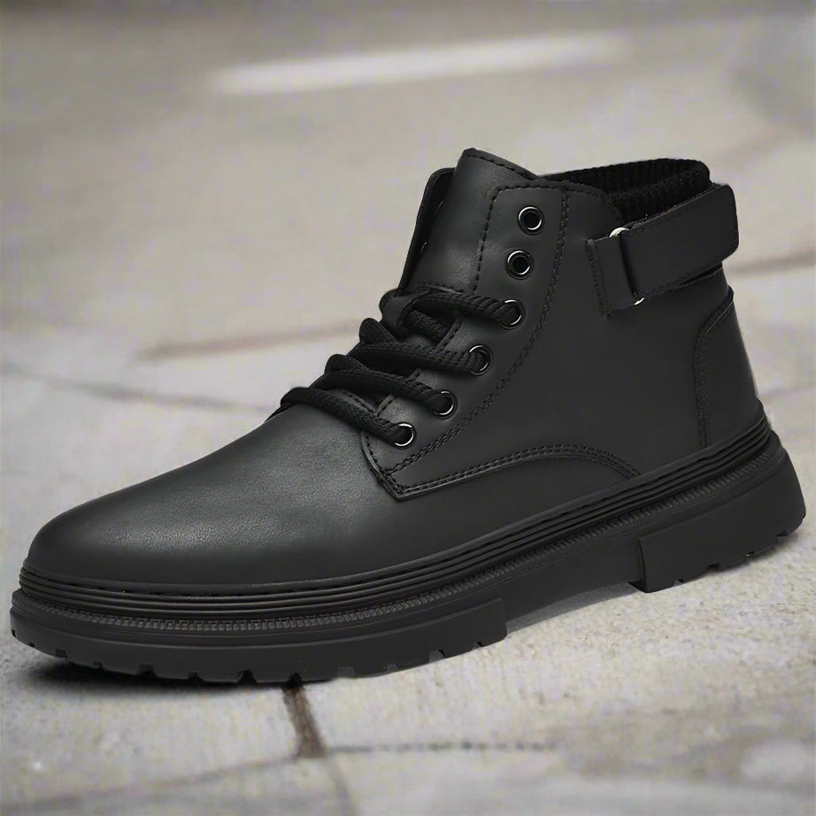 Men's High-Top Fashion Leather Ankle Boots