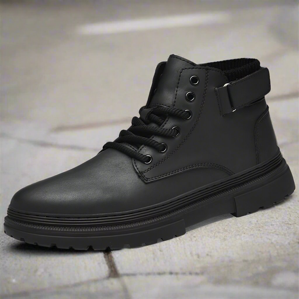 Men's High-Top Fashion Leather Ankle Boots