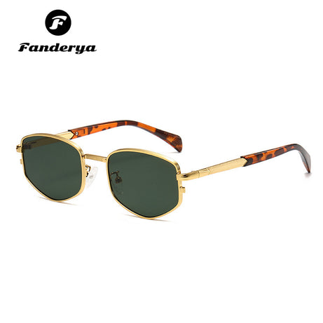 Men's Small Frame Metal Retro Style Sunglasses