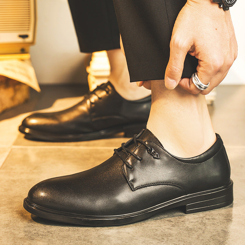 Men's British Leather Outdoor Trend Shoes