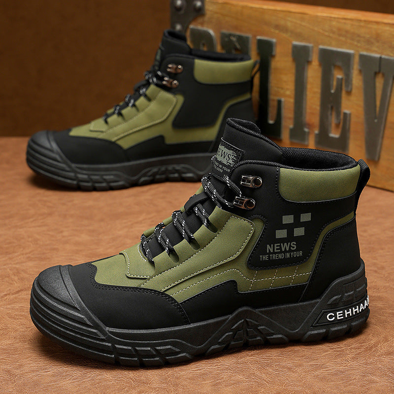 Men's Fashion Trendy Martin Boots British Casual Shoes