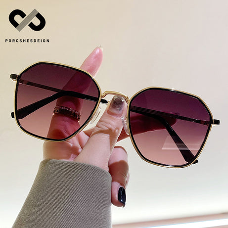 Women's Metal Artifact UV Protection Fashion Sunglasses