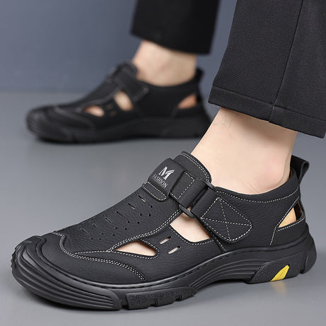 Men's Breathable Trendy Leather Sandals