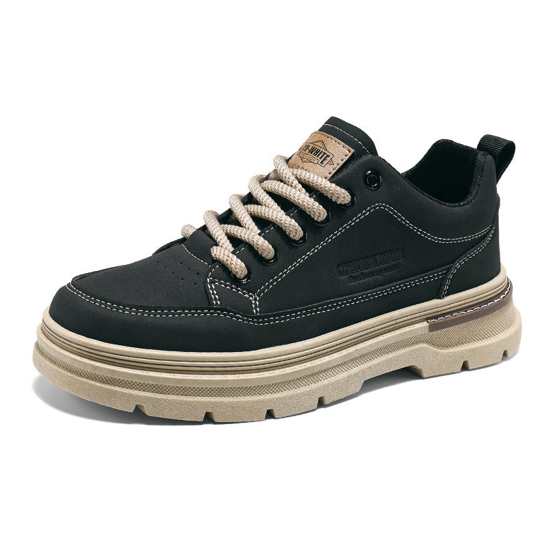 Men's Leather Tooling Martin Boots